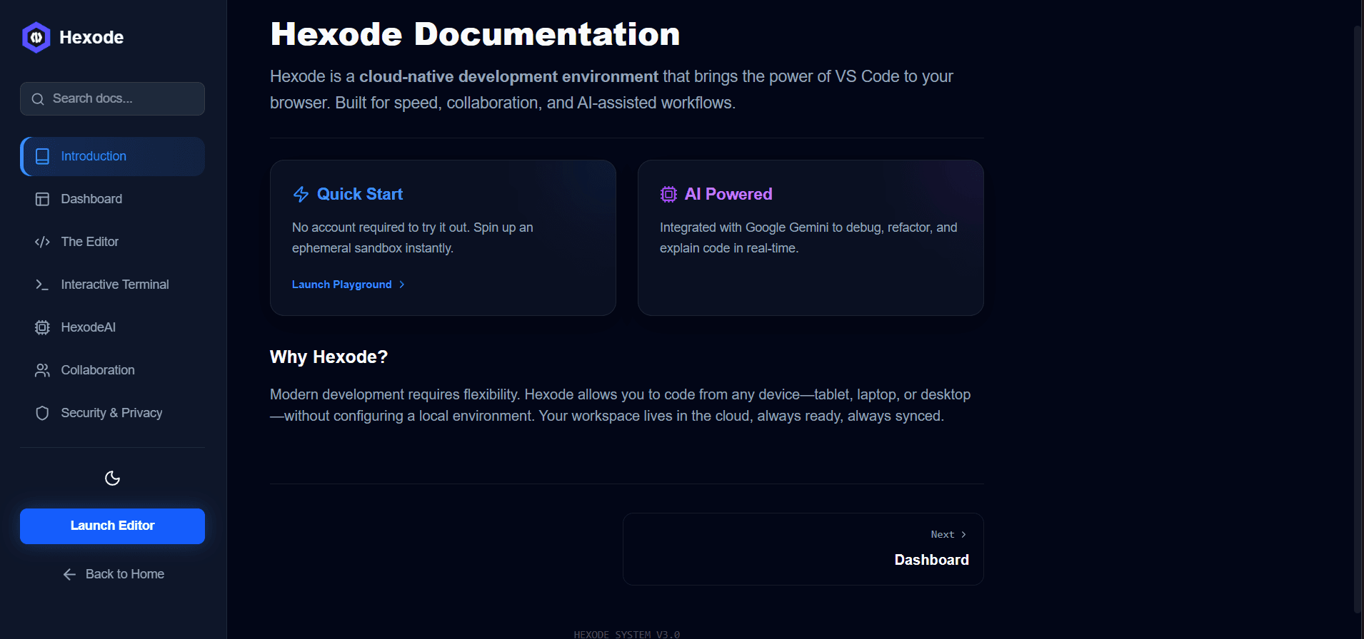 Hexode v3.0: AI-Native Collaborative Cloud IDE thumbnail 5