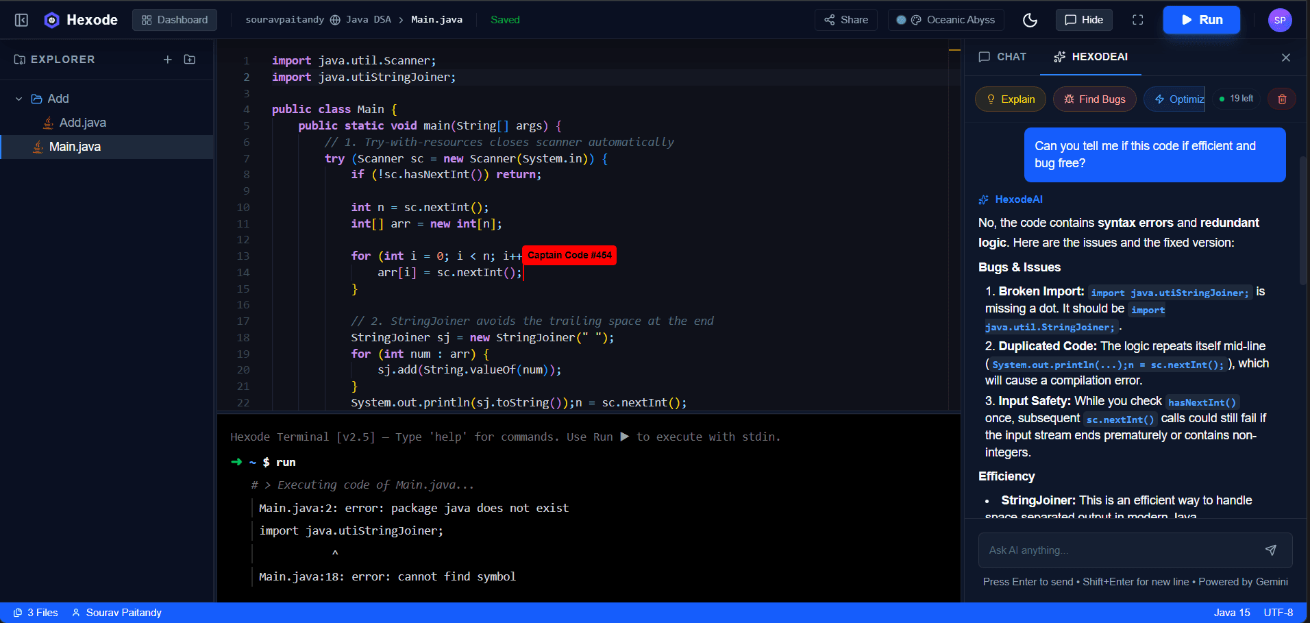Hexode v3.0: AI-Native Collaborative Cloud IDE thumbnail 3